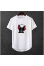 Erkek Ön Baskili T-shirt Plus Model